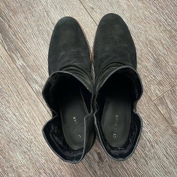 EUC Cole Haan black suede Alayna Slouch Bootie - Picture 6 of 10